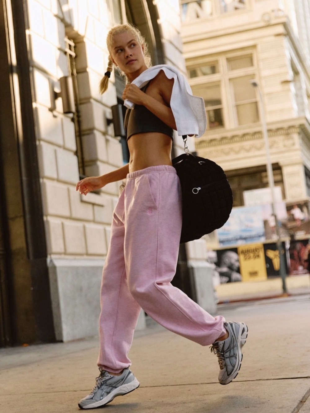 FP Movement Pink Drawstring Jogger Sweatpants